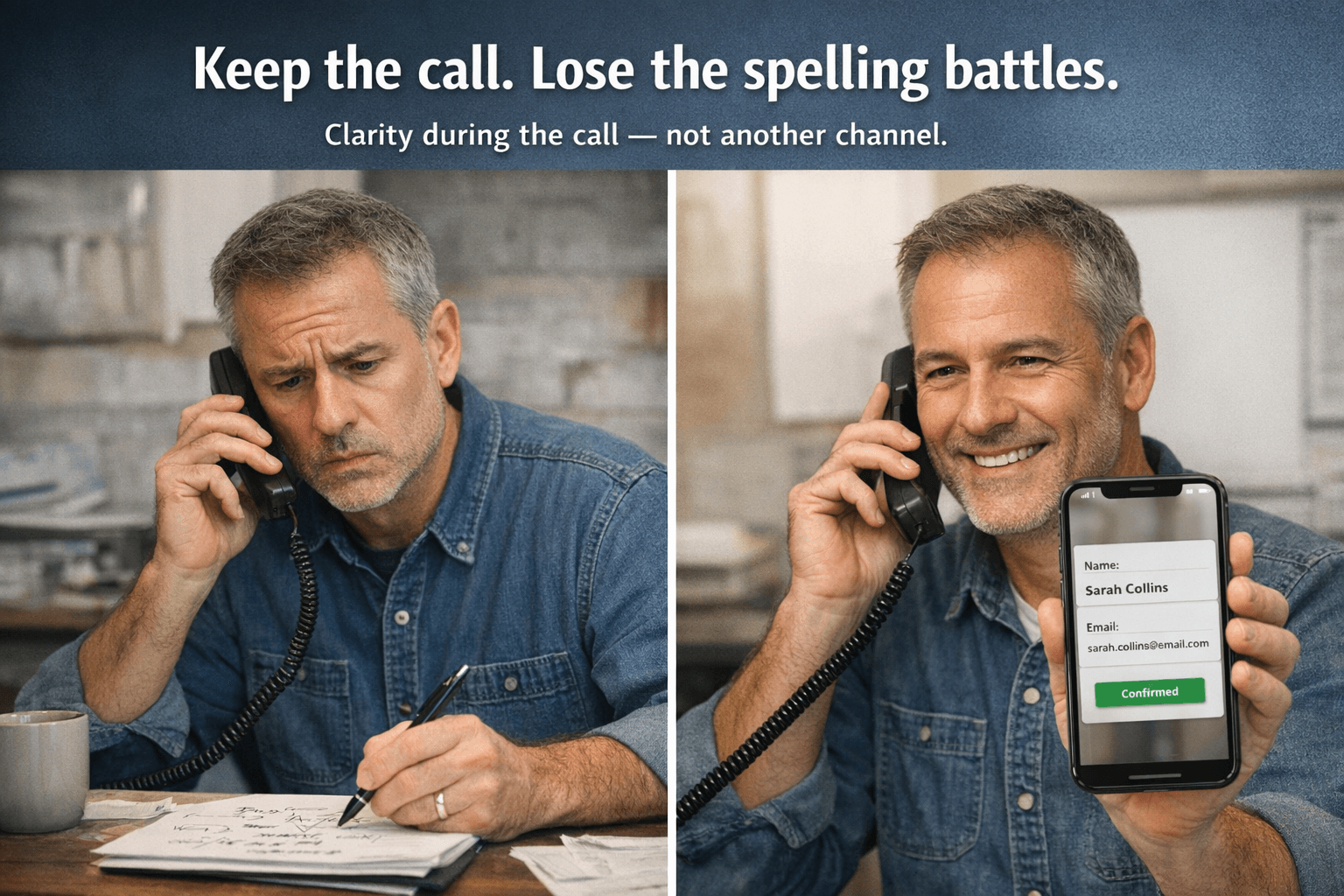 EOV6 call sidecar clarity for local business